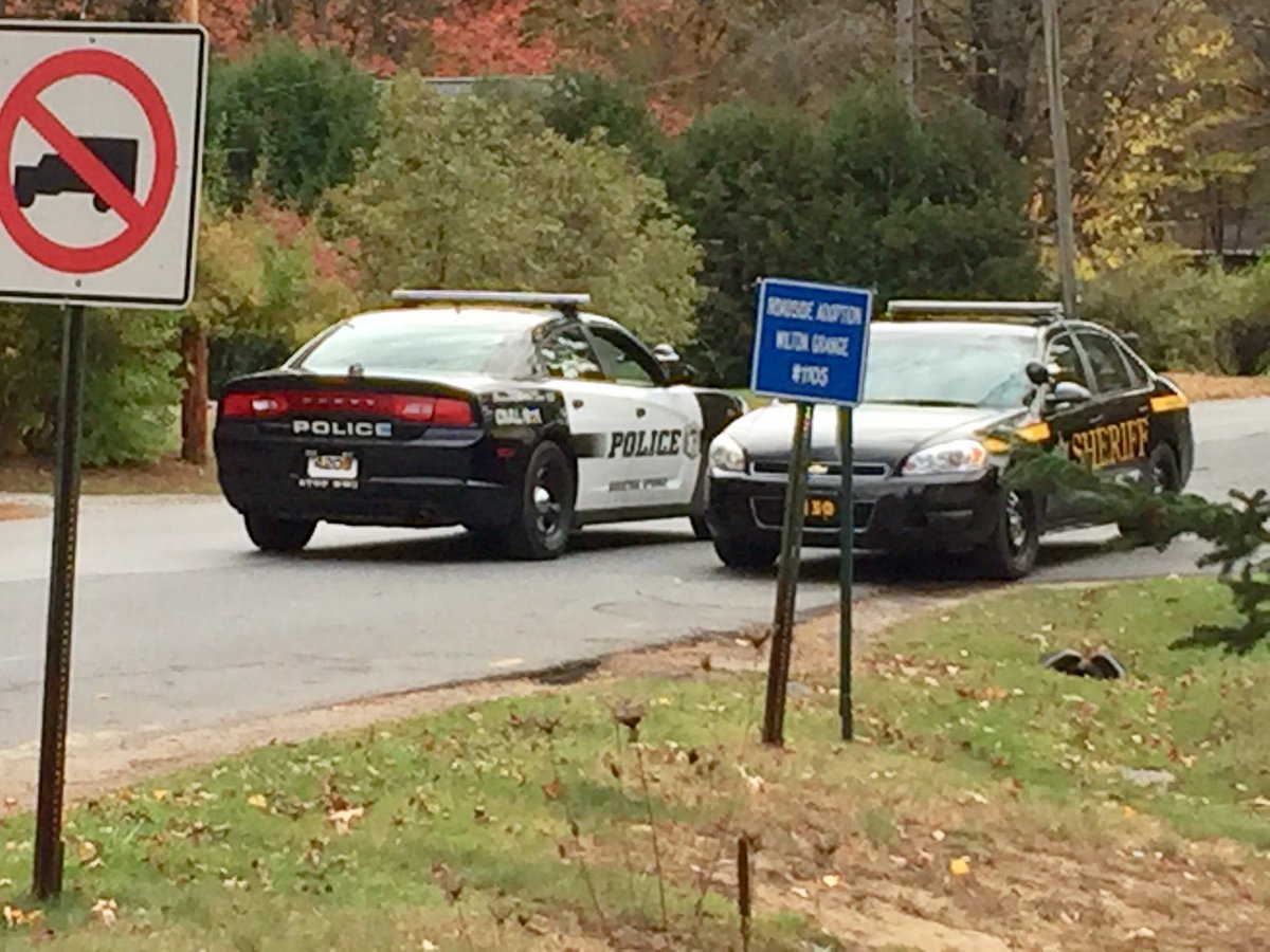 Chopper is up in Saratoga County. Sheriff's Dept says they're looking for someone. Dorothy Nolan Elementary &amp; Maple Ave Schools on lockdown