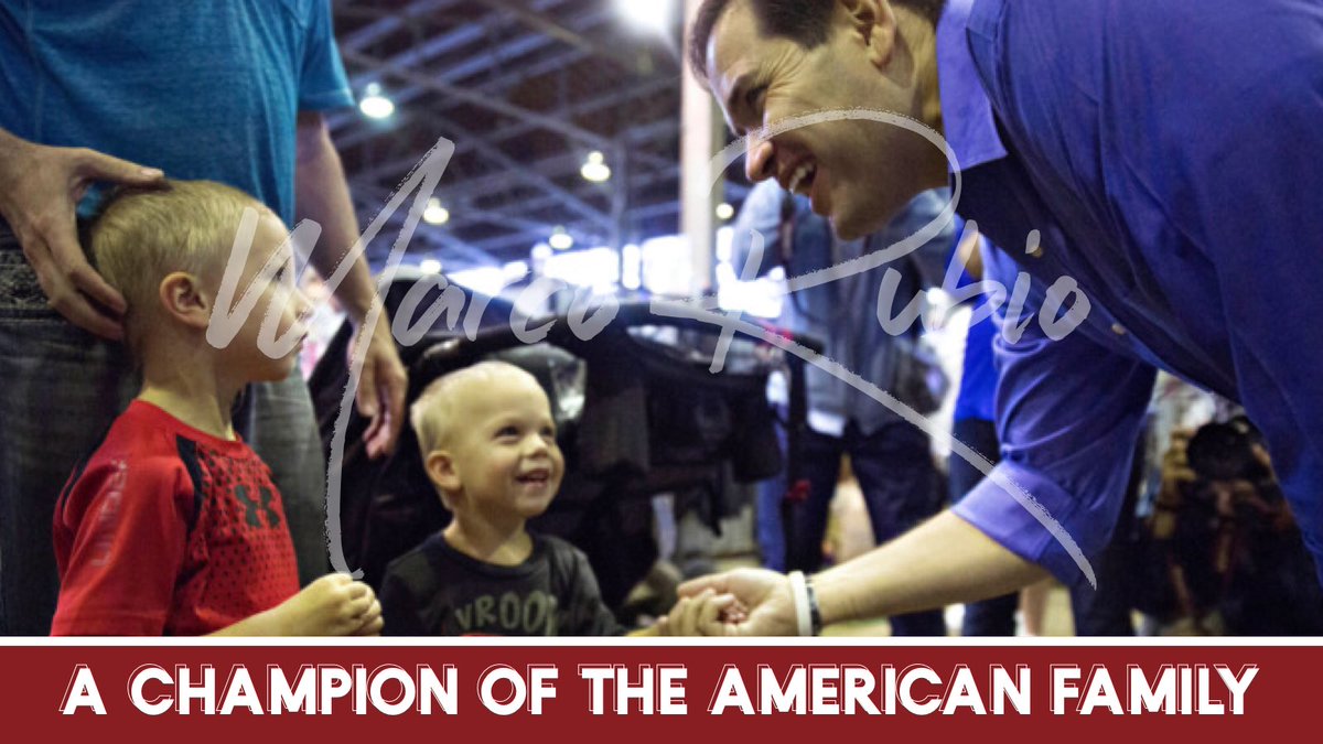 ReaganBattalion's tweet photo. Senator @MarcoRubio, a champion of the American family. https://t.co/DsIyCbmc9W

#ChildTaxCredit #FamiliesFirst https://t.co/y0EeCmIvFz