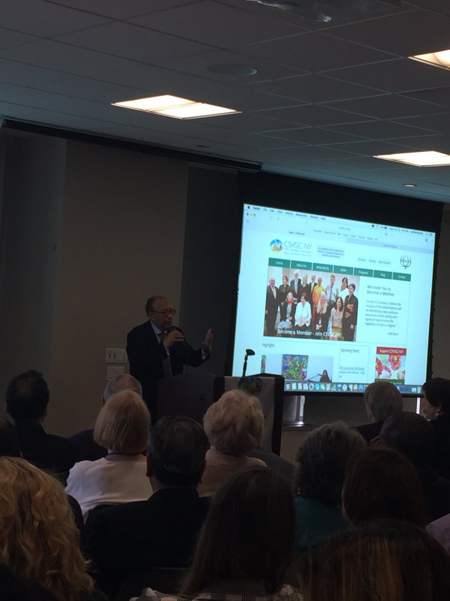 “Spirituality is important for motivation so we all can achieve SDGs” - Ambassador Anwarul K. Chowdhury
2017 Spirit of thr UN Awards