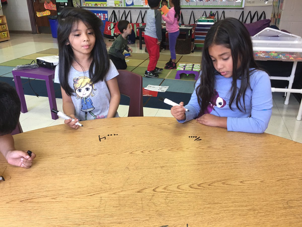 RoramaRuth's tweet photo. Uh oh!Writing, reading and practicing our numbers on the table!  No worries they are expo markers.@Amyteachesk @pamhernandez_4 https://t.co/xpmx6CM7wb
