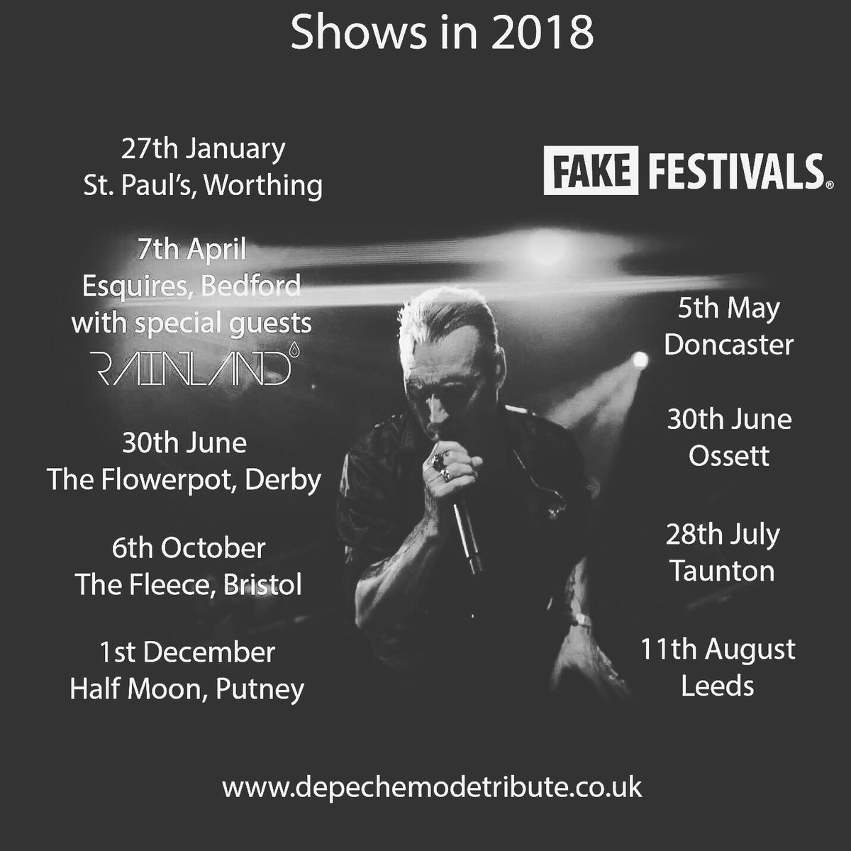 All next years announced shows! Next one #Worthing