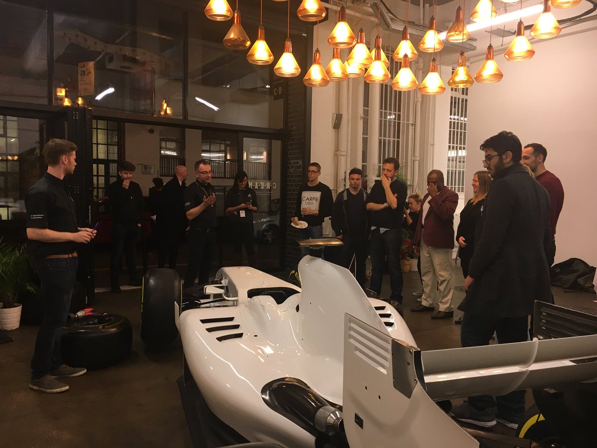 TalentedTalkers's tweet image. The guys @GPRaceCentres are kicking off the #LVPitCrew event with loads of cool insider info. Lots of #F1 fans here!