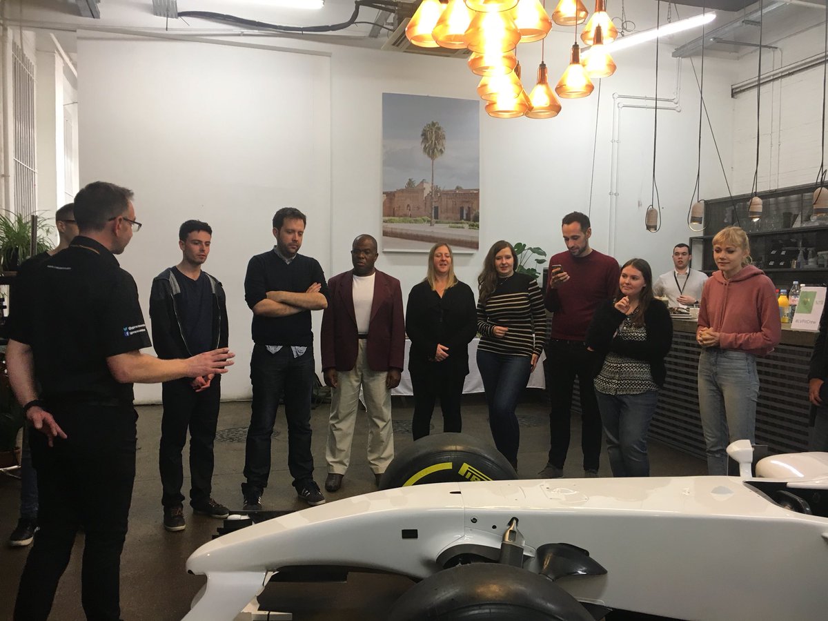 TalentedTalkers's tweet image. The guys @GPRaceCentres are kicking off the #LVPitCrew event with loads of cool insider info. Lots of #F1 fans here!