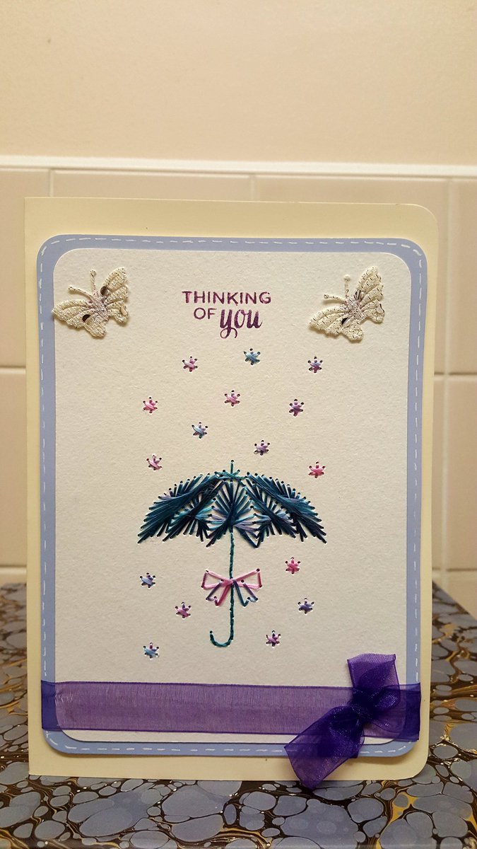 jackoscraftyco1's tweet photo. Thinking of you card. #cardmaking #cards #Handmade #silkythreads #jackoshandmade #hackney #thinkingofyou https://t.co/TiFoy11slY