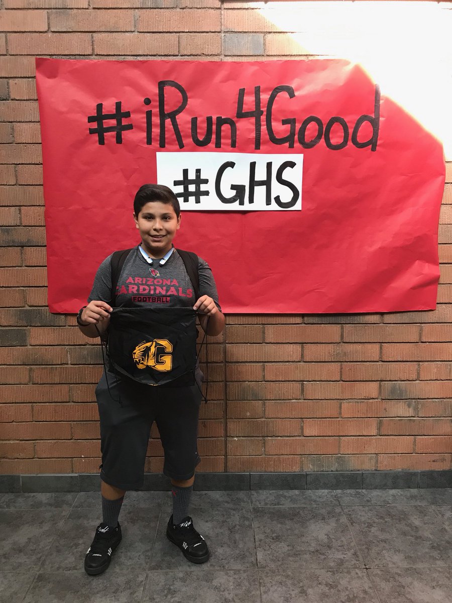 #hegottigerpower #ghs #iRun4Good <a href="/GilbertHSTigers/">Gilbert High School</a>