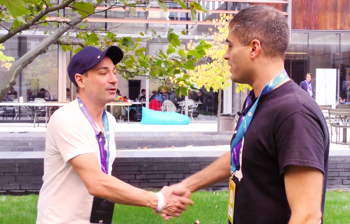 A throwback to that #hackathon weekend in #waterloo, ON! We had the pleasure of interviewing <a href="/diiorioanthony/">Anthony Di Iorio</a>!

#blockchain #community