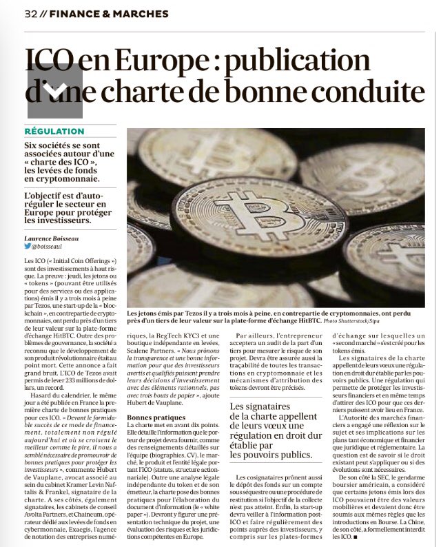 BlockchainBoos's tweet photo. @LesEchos https://t.co/3uNdbuwkJe
