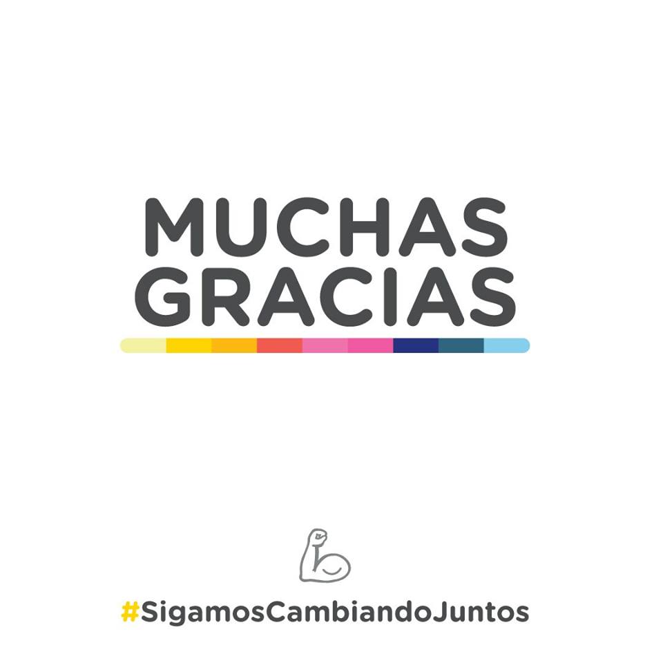 #SigamosCambiandoJuntos
