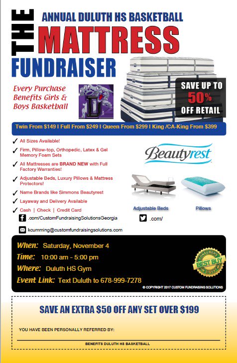 Join us for our #AnnualMattressSale  Save up to 50% of Retail!  Top Names - #Simmons #BeautyRest  - When - Sat. Nov.4th 10am - 5pm