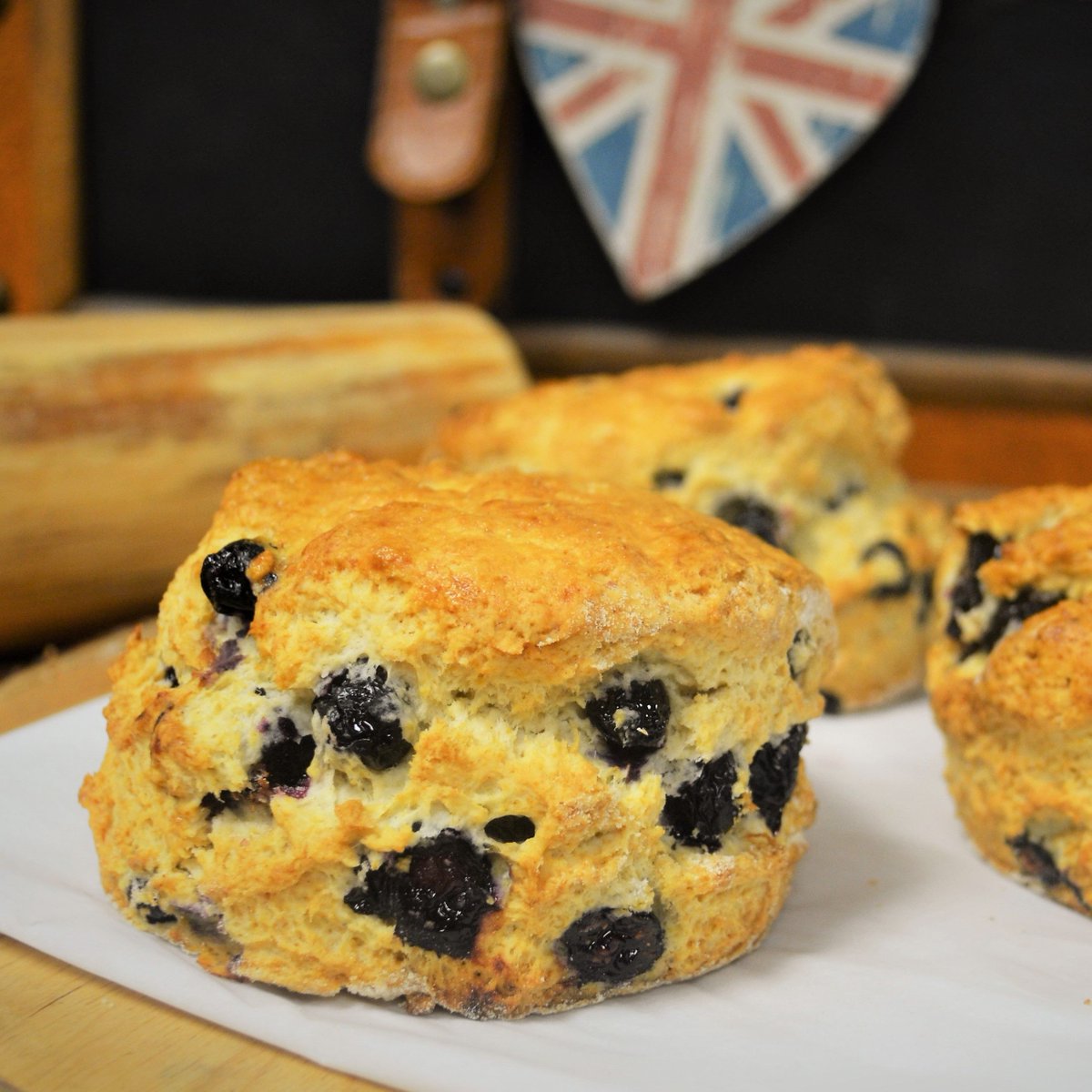 Satisfy that sweet tooth of yours with one (or a couple) of our blueberry scones! They look delicious and they taste even better.