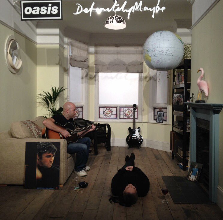 mark1982arsenal's tweet photo. 1 year ago today I went to the Oasis exhibition in Manchester. Lots of memorabilia there #oasisexhibition #oasis https://t.co/fP7Ln0LJyK