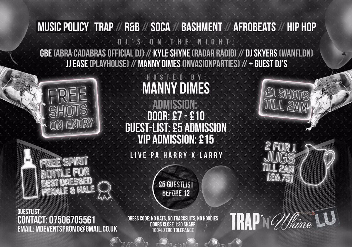 GBE_RJ's tweet photo. Friday 3rd Catch Me Shutting Down Luton ‼️‼️
#ountonation https://t.co/rumJX2TcEL