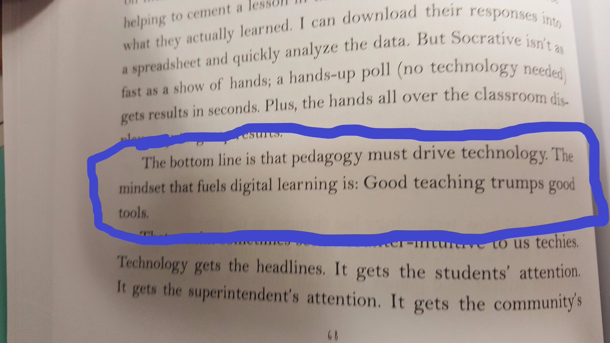 Pike_HS_BPA's tweet photo. Spent fall break reading how to #ditch the #textbook. As effective teachers, we must remember the teaching is still key! #pikedlc https://t.co/4FKL4pdXF3