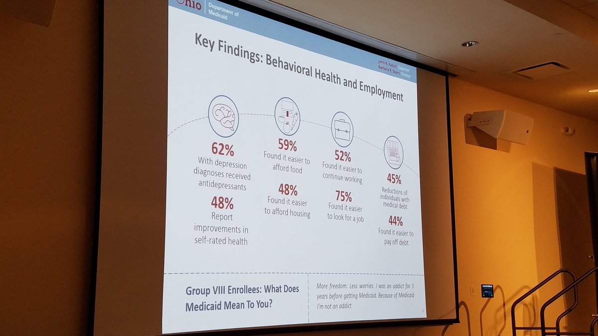 healthyky's tweet photo. Behavioral health and employment for Ohio Medicaid population
#dataforum17 https://t.co/aYoDcv7qfY