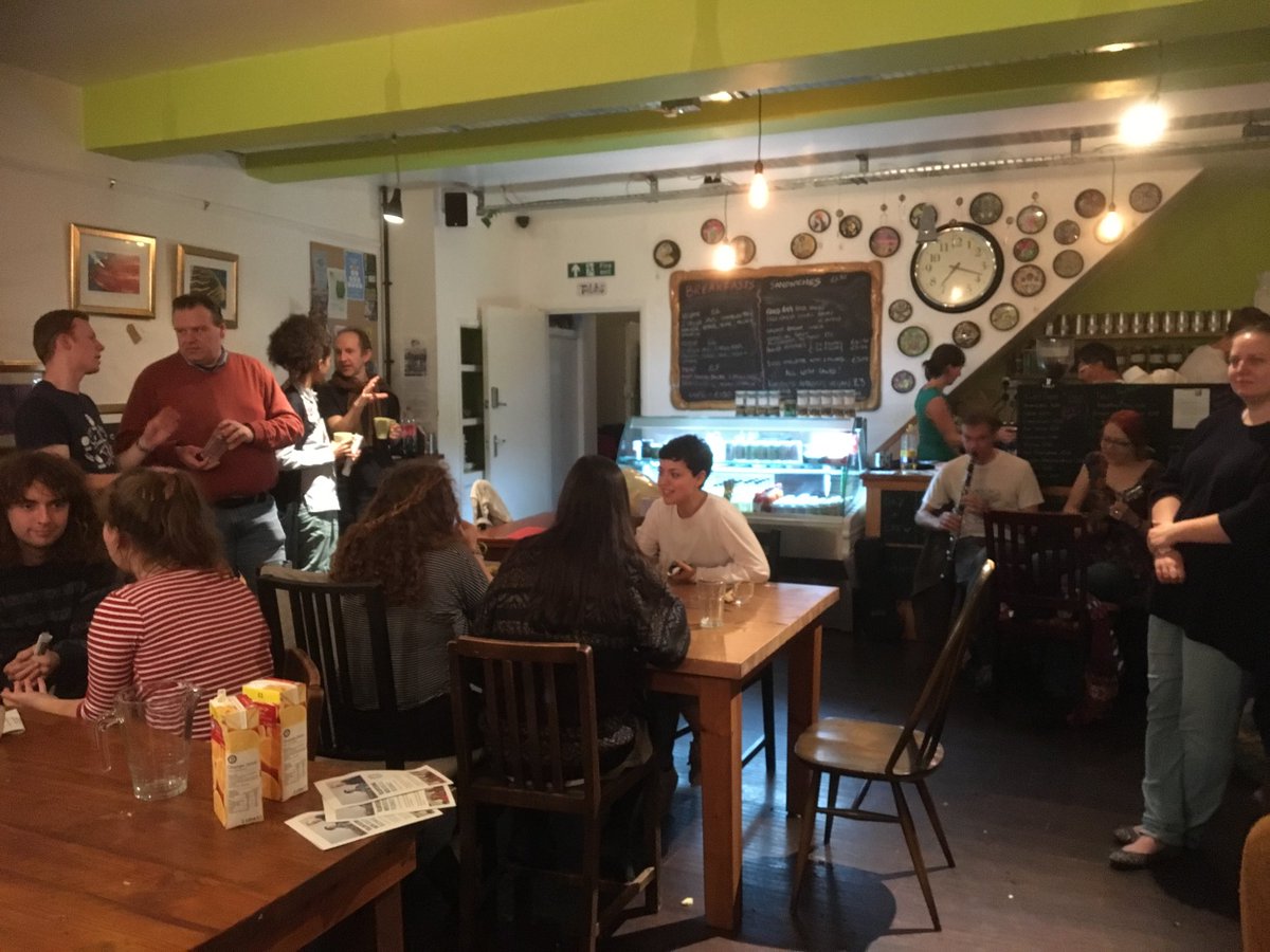 Preparations in full swing for tonight’s #discosoup !