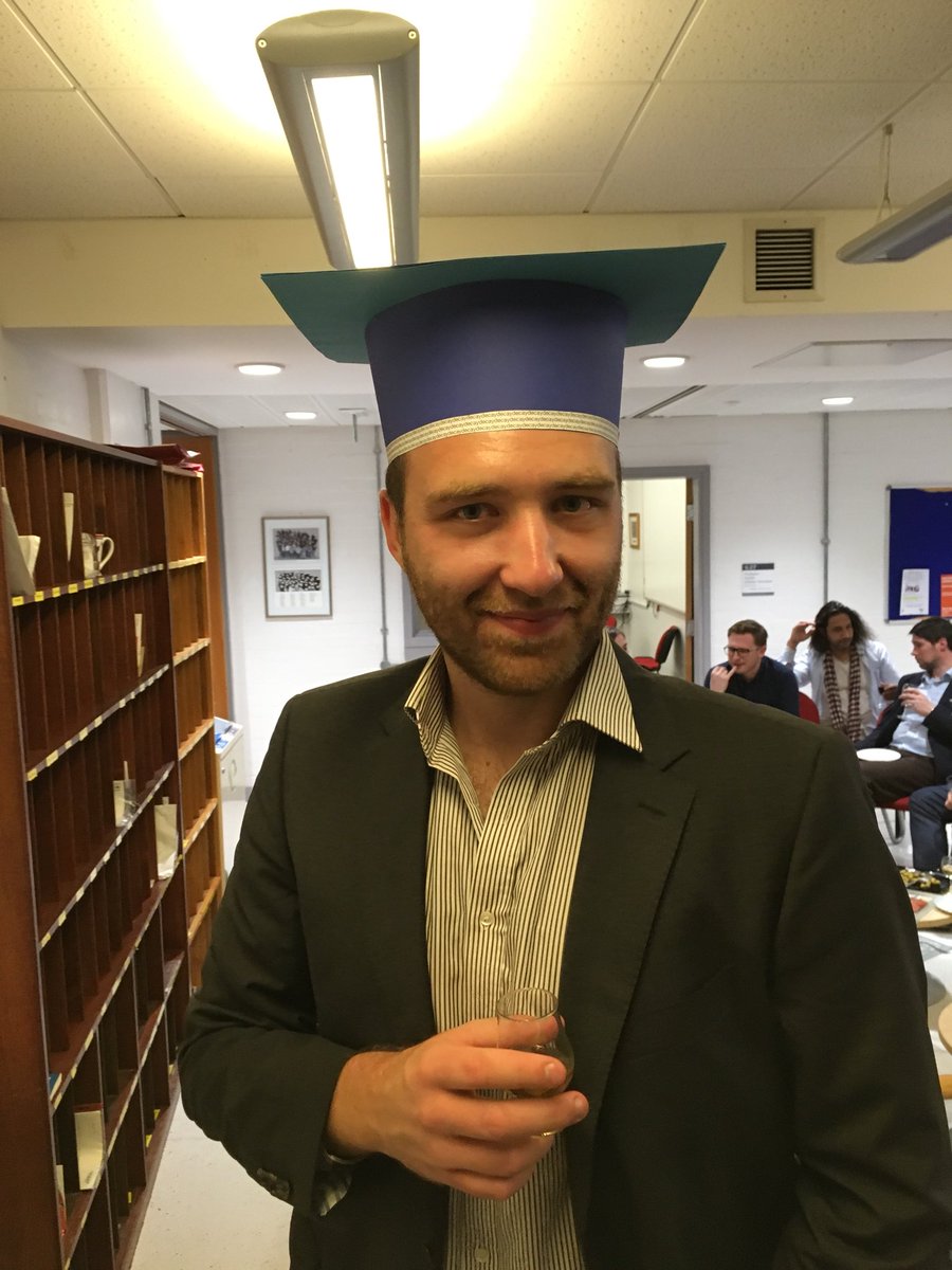 MarcoGersabeck's tweet photo. Congrats Dr Dominik Müller! An honour to have been your supervisor and see you do such fantastic work #ReDecay #Charm #Ardbeg https://t.co/DSTD8NxOdb