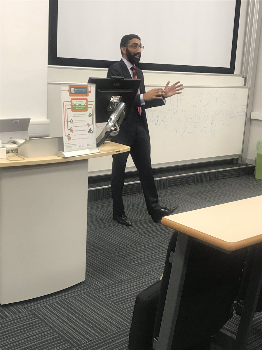 khalidqkhan's tweet photo. @DigitalPhamcist discussing struggles with having a "foreign" name, overcoming his #stutter and encountering both good and bad leaders #baps https://t.co/w79XlfHaOi