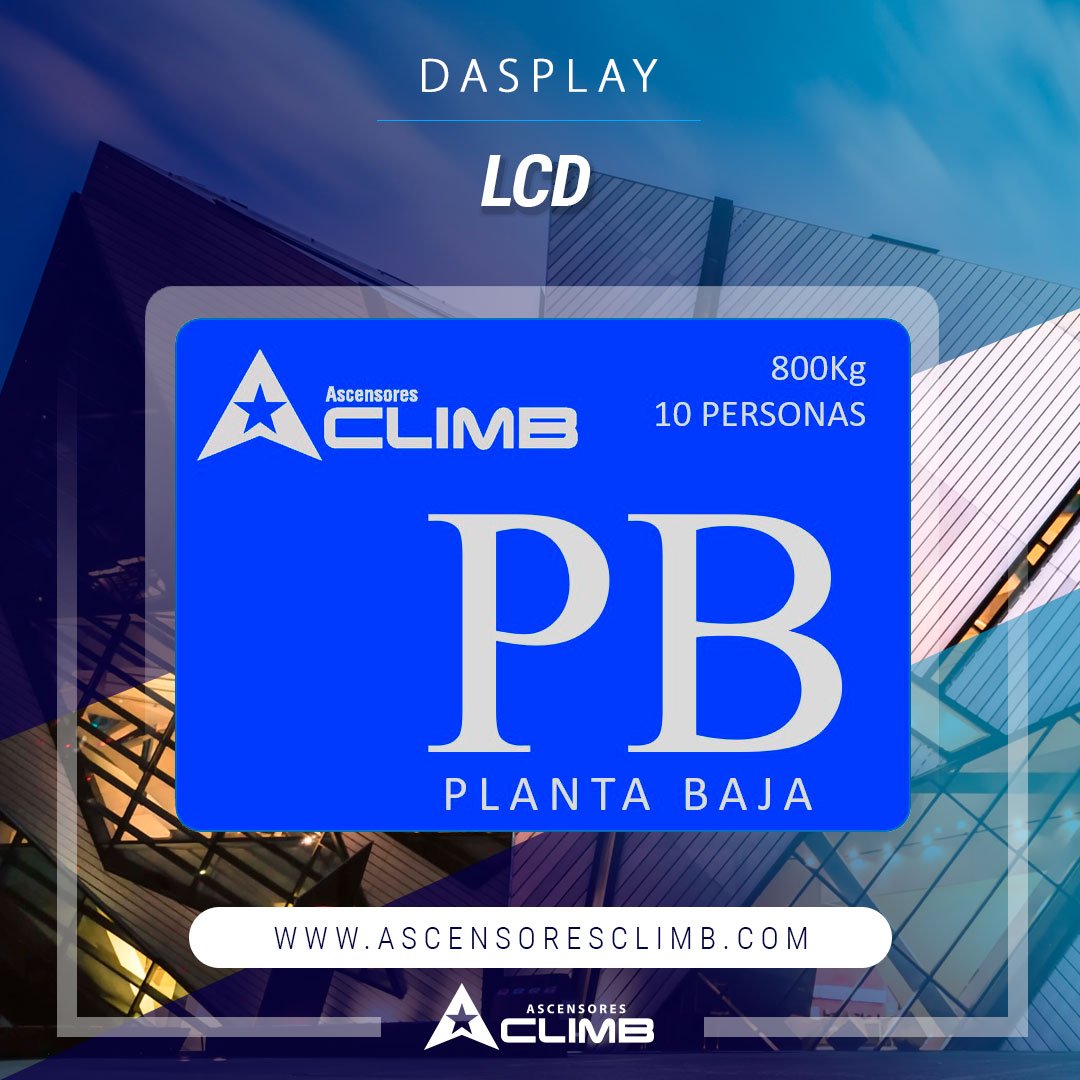 Display LCD y muchos accesorios más en ascensoresclimb.com    #Caracas #Venezuela #23Oct #Ascensores #FelizLunes #SubeconCLIMB #Obras