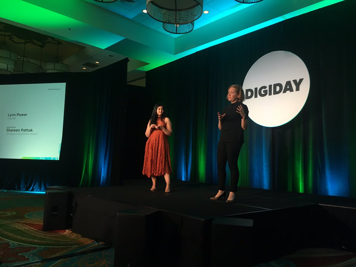 JWTNewYork's tweet photo. The agency mindset is a problem solver one which easily lends itself to working upstream - @LynnPowered #DigidaySummit https://t.co/0ViAU5m2hz