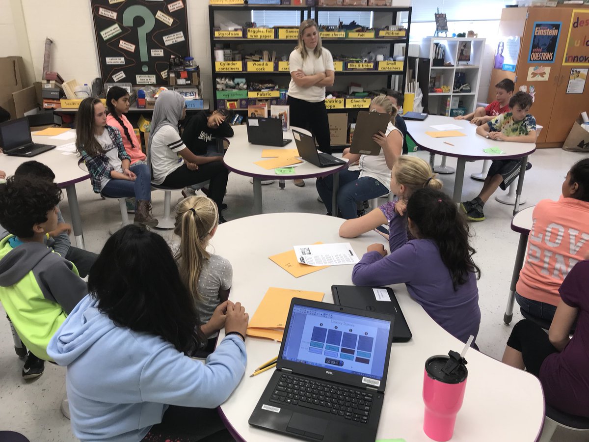 ms_cotter6th's tweet photo. Learned out to solve BreakOutEdu games in the Innovation space today! We broke out! #spaceforthinking https://t.co/kkuqZz0zqK