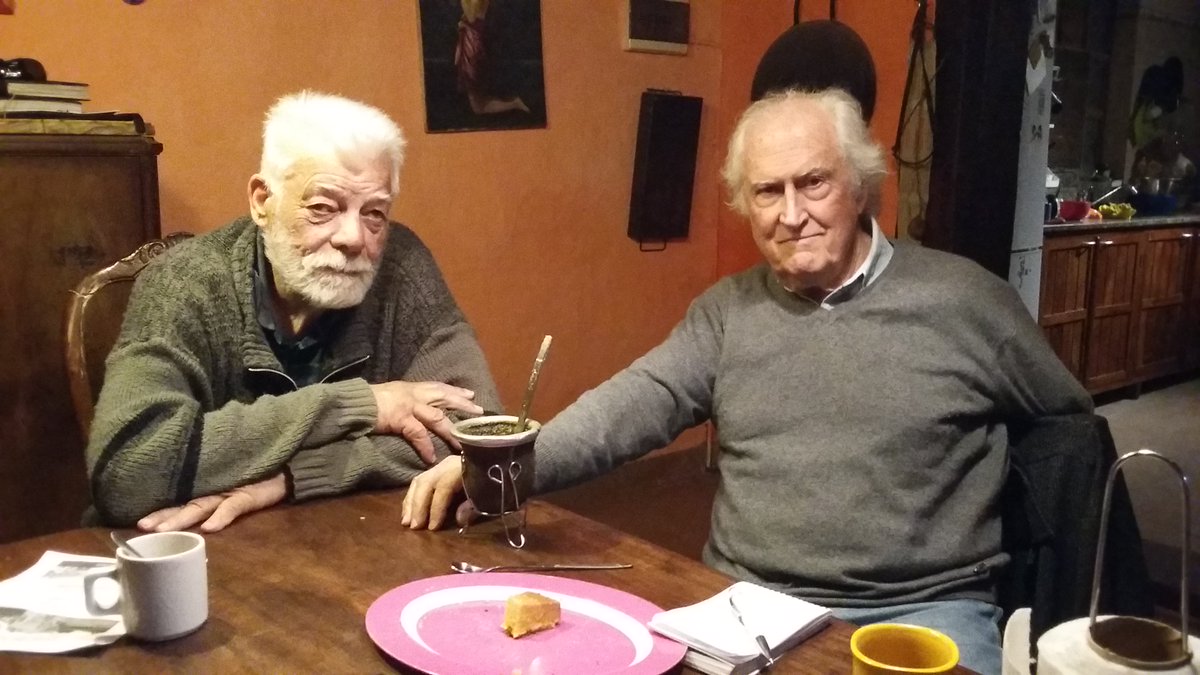 Mi querido amigo Jorge Rulli me visitó para ver un corte de mi próximo  documental 