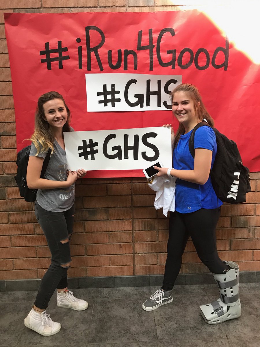 #theygottigerpower #ghs #iRun4Good <a href="/GilbertHSTigers/">Gilbert High School</a>