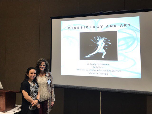 KellyKarr2's tweet photo. Super cool art/kinesiology presentation in Athens this morning! @WheelerMagnet @CCSDFineArtsPLS #cobbartrocks https://t.co/4pAnrxFYAt
