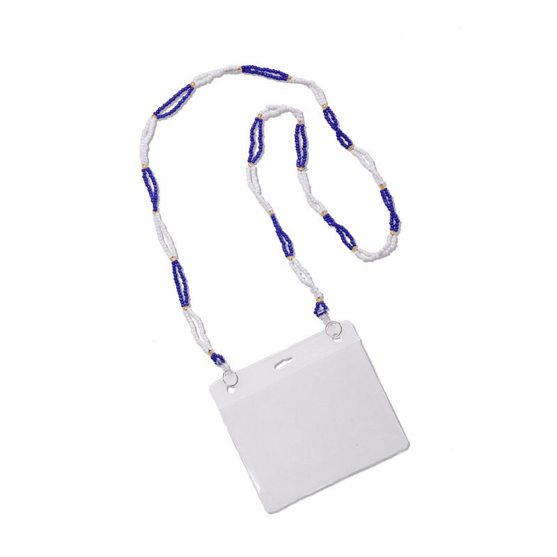 KidzPositive's tweet photo. Custom made double string lanyard with a pouch, perfect for every conference 👌🏽 #beadwork #fairtrade #conferenceready https://t.co/e2bfXfg8kv