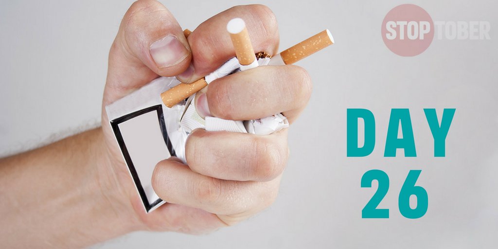 stoptober's tweet photo. How do you plan to stay smokefree over the weekend? 2 days to go - almost there! https://t.co/1FngJJhWJe