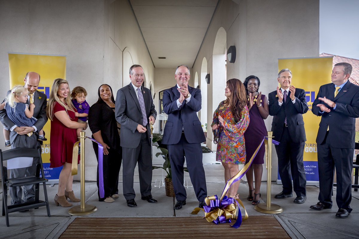 LSU's tweet photo. Celebrating one year since the ribbon-cutting for the #LSU Early Childhood Education Laboratory Preschool: https://t.co/xIo7qv9tHG @LSUCHSE https://t.co/7bUNsuV7wi