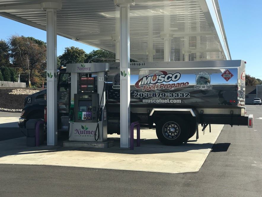 MuscoFuel's tweet photo. Our #MuscoFuel trucks fueling up at the new @NutmegFarms #gasstation down the road at 1520 Wolcott Rd. β½ #Wolcott #CT #fuel https://t.co/M6deuWt9OZ