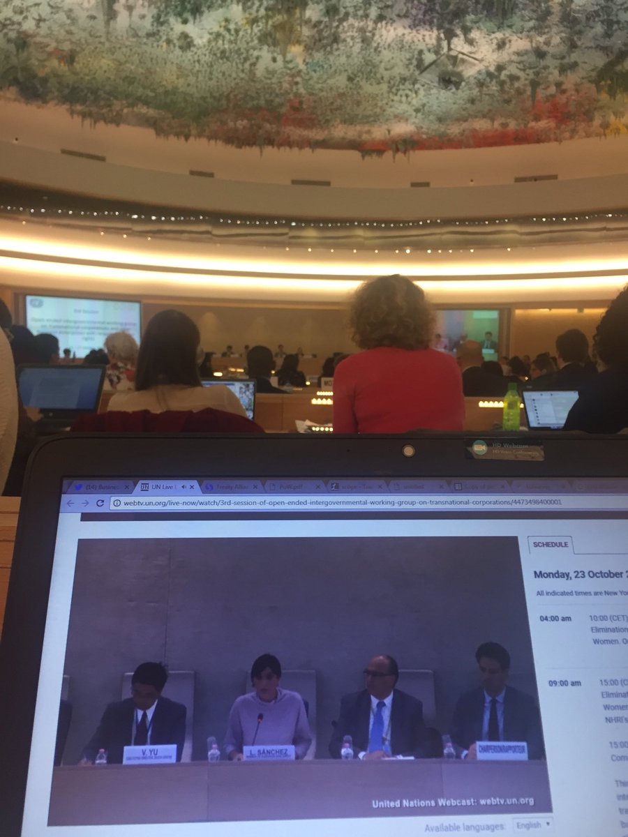 Member of European Parliament to UN: the EP supports the #BindingTreaty

If the EU rep. here does not support it, he doesn’t represent us