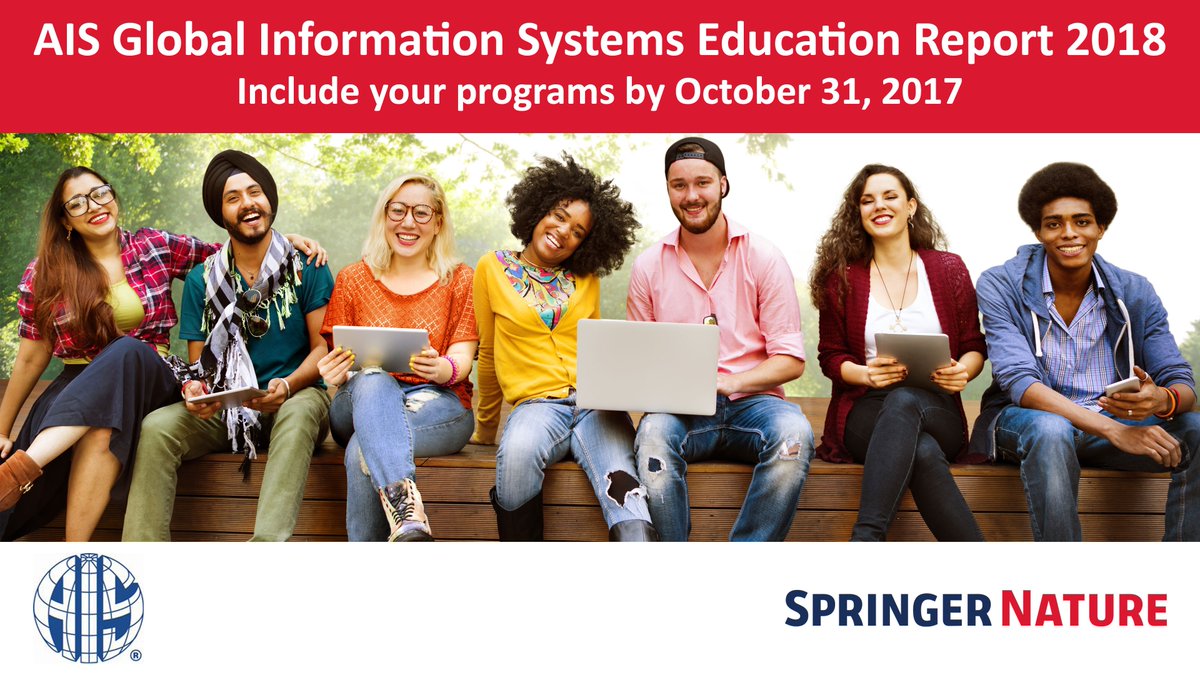 eduglopedia's tweet photo. AIS Global Information Systems Education Report 2018 - Include your programs now until October 31, 2017: https://t.co/wQ9mQ2OXMD #unili https://t.co/4qbSbru0lU
