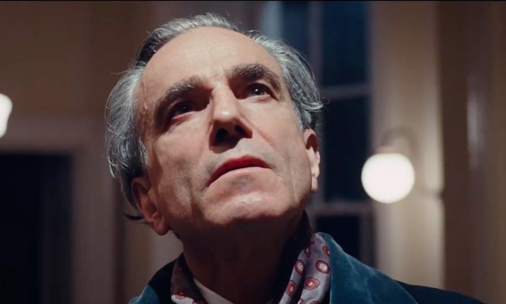 IndieWire's tweet photo. Daniel Day-Lewis + Paul Thomas Anderson have reunited one last time. Watch the #PhantomThread trailer: https://t.co/EPDeQgKdLa https://t.co/PXl8Kha5XP