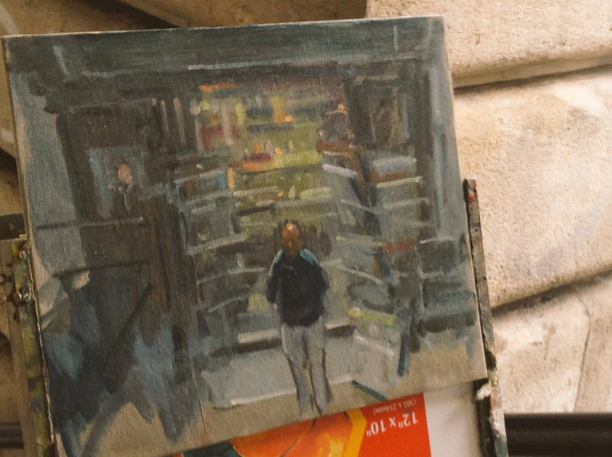 slebcher's tweet photo. #art #peinture #peintre #street #barbes #paris18 #paris #bezbar #streetart #tableau https://t.co/pZs2nSF2VR