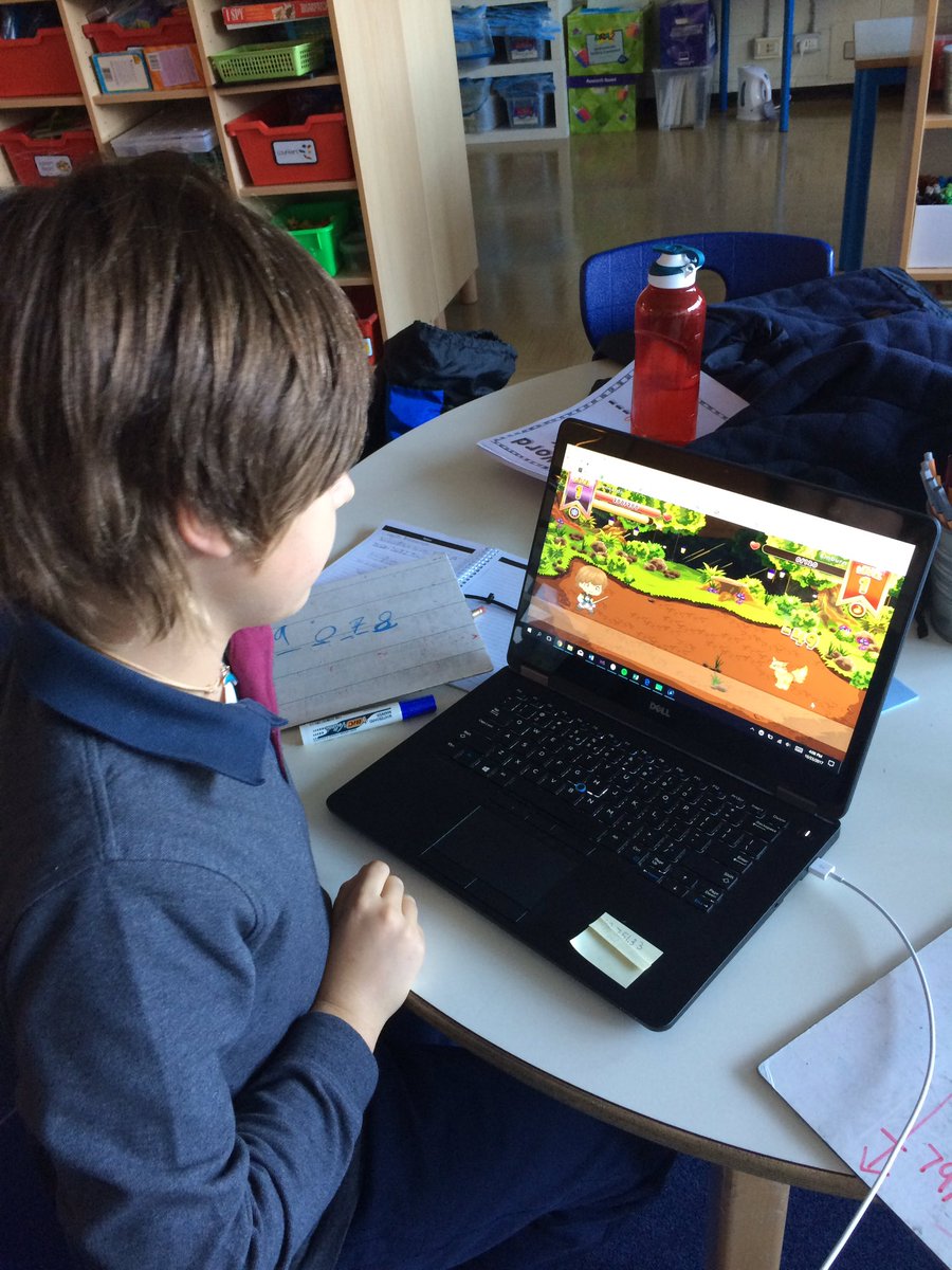 My tutoring student has <a href="/ProdigyGame/">Prodigy Education</a> for homework today. He's so into it- feels like a game! I'm so into the math problems . Win-win &amp; free!