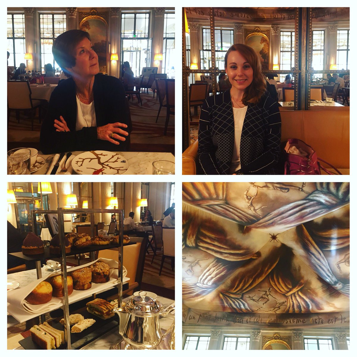 Tara__Jay's tweet photo. High Tea is a thing Mum and I always do together and now we can say we’ve had High Tea in Paris!! #paris #hightea #yummy #holiday #fancy https://t.co/sNDhL1j8iA