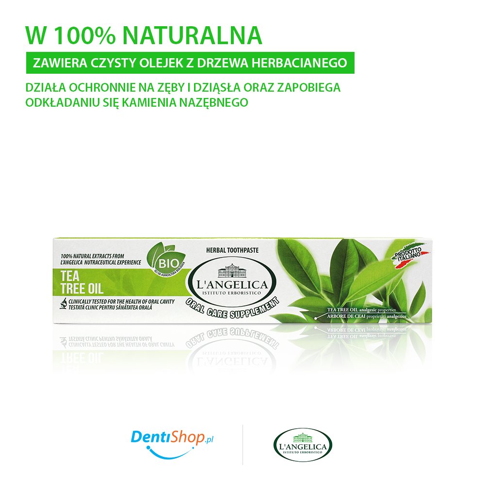 DentiShop's tweet photo. 100% NATURALNA #pastadozębów #LAngelica z olejkiem z drzewa herbacianego:
💚 https://t.co/0UB7L4vYyI 💚

#DentiShop #BIO #natura https://t.co/cQFshjCe89