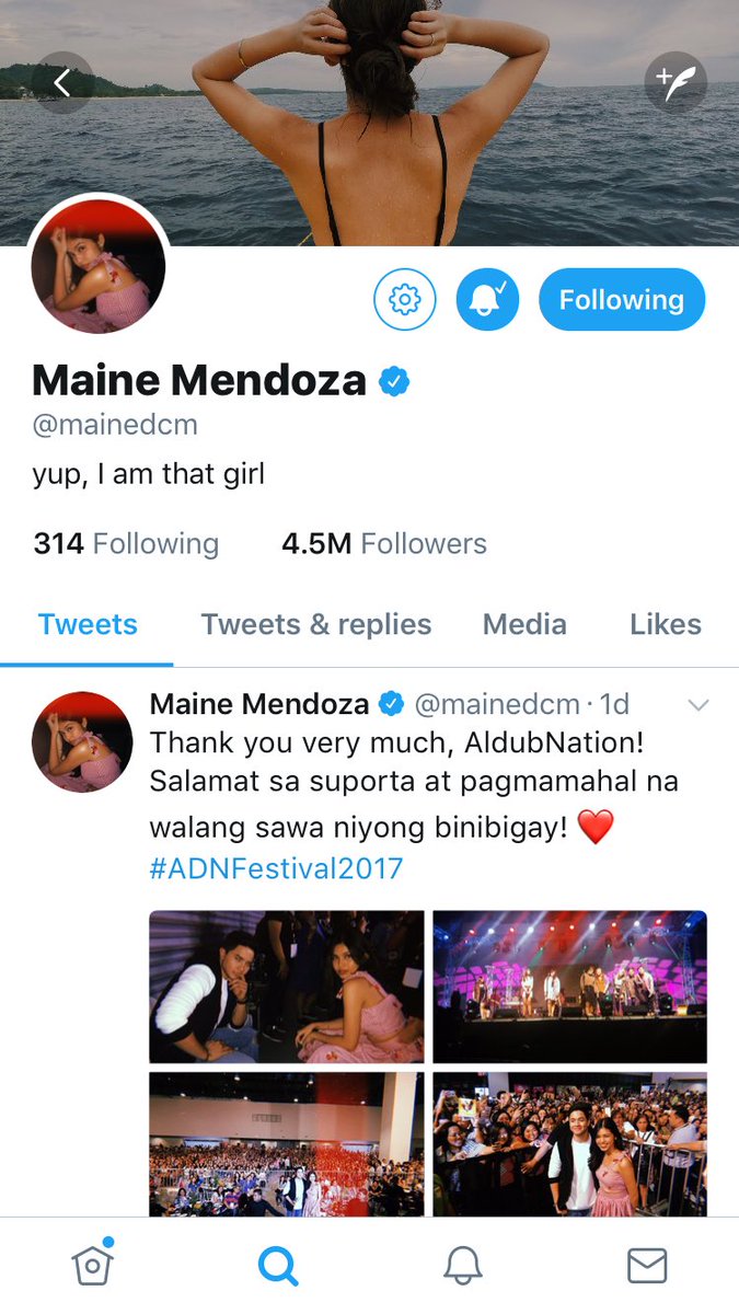 Nakakahappy naman na lumalabas ka na uli sa search <a href="/mainedcm/">Maine Mendoza</a> . Thank you, Meng! 
#ALDUBSweetKiss
