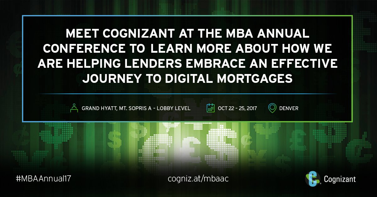 CognizantEvents's tweet photo. We are proud to be a bronze sponsor at #MBAAC! Meet us at the Grand Hyatt, Mt.Sopris A at #Denver, Oct 22 - 25 https://t.co/7wuIZQaTnu https://t.co/6GqbHXyYGs