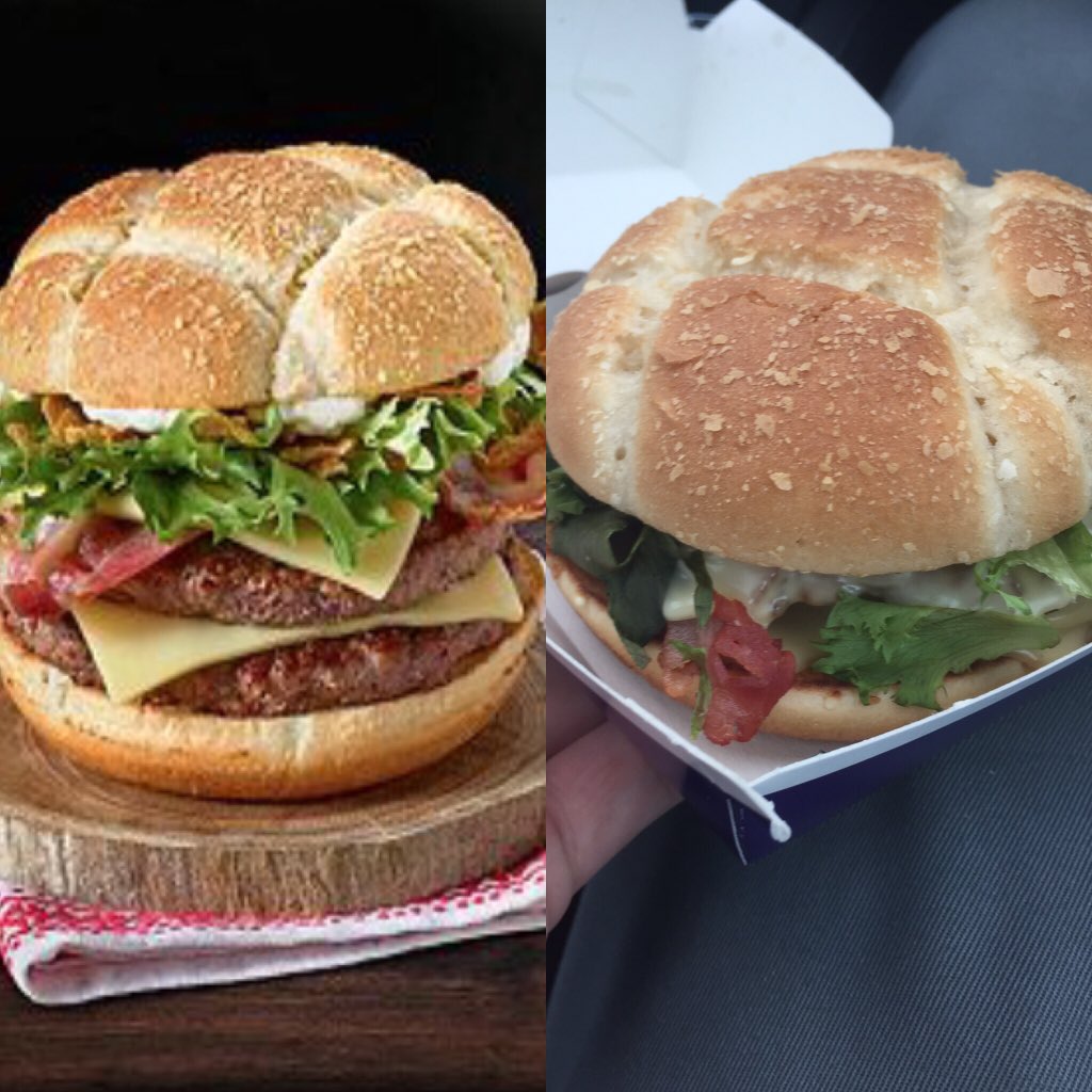 GraemeTiernan's tweet photo. @McDonaldsUK How can you advertise that then serve this? https://t.co/eNx6ZkAhvC