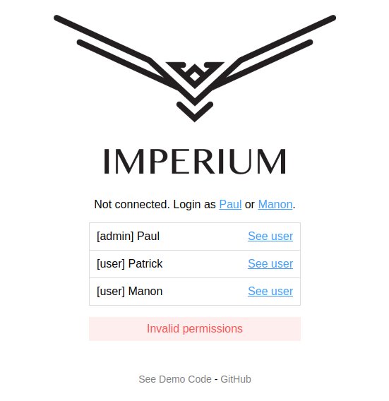 _monojs's tweet image. Simple Demo of Imperium available on @glitch - imperium.glitch.me #NodeJS #ACL