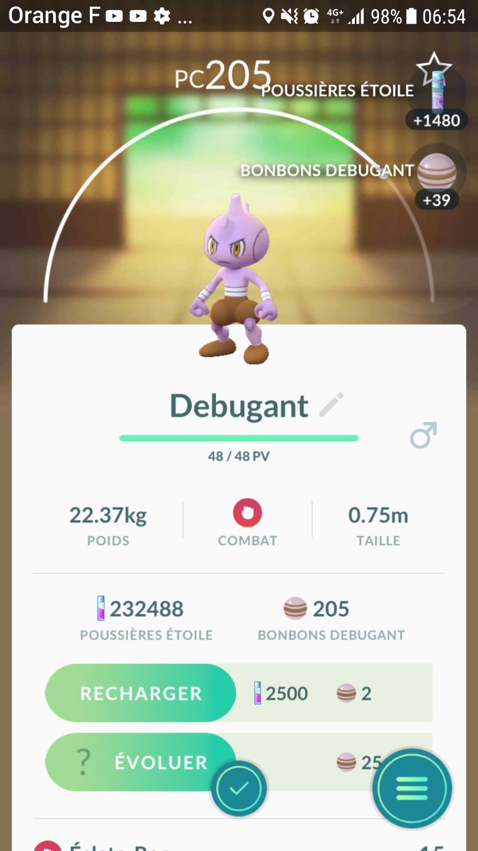 titialex's tweet photo. Un Oeuf #pokemonGo qui a éclos ce matin ces super un #Pokemon #Debugant 😁😁 https://t.co/rhuzsFYf0l