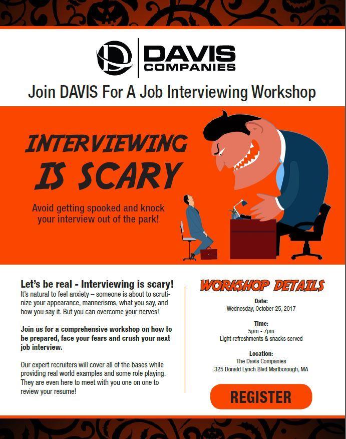 TheDavisCos's tweet photo. Hey job seekers! Join us this Wednesday to learn all you need to know about interviewing: https://t.co/Iiftpopzas https://t.co/dWiH1iwF5u