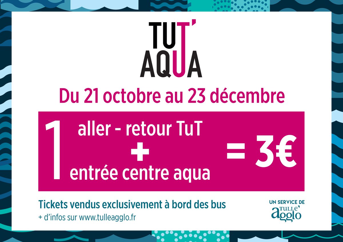 TutAgglo's tweet photo. Et si vous faisiez quelques longueurs de piscine en prévision des fêtes de fin d'année 🎅 🎄 ? #centreaqua #ville2tulle #corrèze #transport https://t.co/grgC3uDLkt