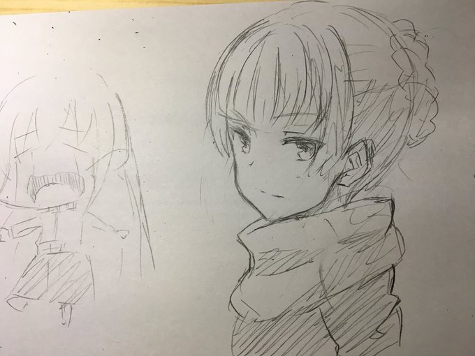 落書き 、、、  寝よ、、 