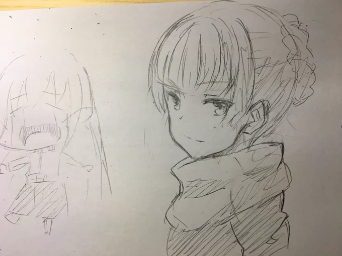 落書き 、、、  寝よ、、 