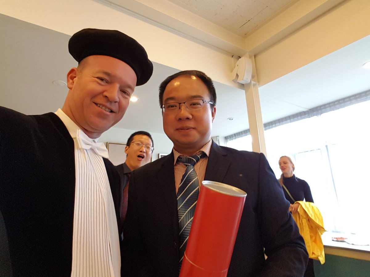 Team_Thomma's tweet photo. Yes! The PhD committee @WUR decided to confer the degree of doctor on @yinesung.... Congratulations! https://t.co/OitqtilDZ5