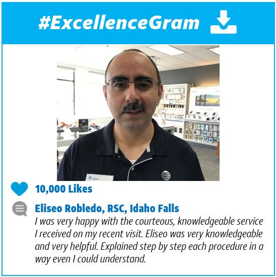 rockymtn_region's tweet photo. Knowledgeable and courteous with a tailored experience. Thank you for taking great care of our customers, Eliseo! #ExcellenceGram #RMRwins https://t.co/XIDrBZLD1E