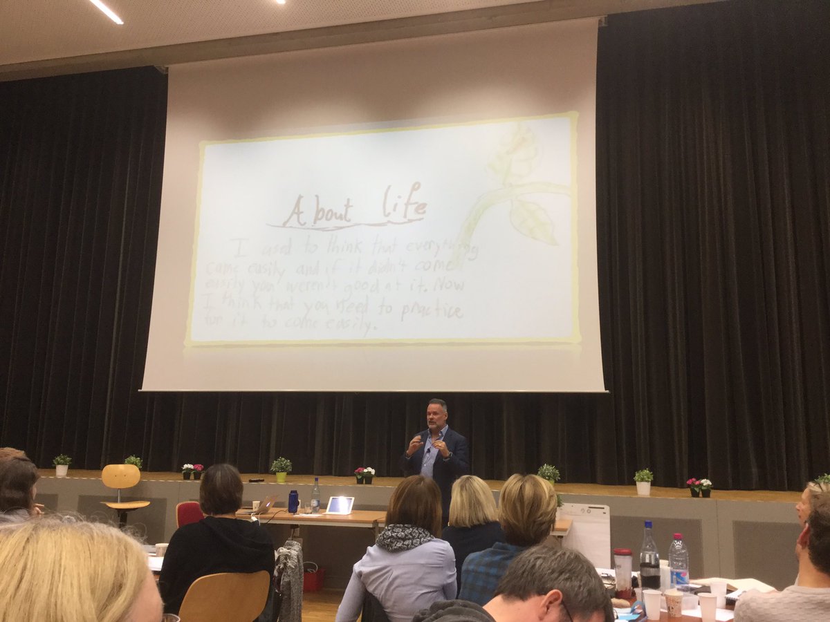 lorrainejkellum's tweet photo. Day 1 with @RonRitchhart : we learned about #CulturesofThinking principles &amp; what culture is all about @ISLuxembourg #FISPD https://t.co/yXtdKWaeM3